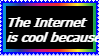 The Internet is cool because stamp