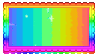 Rainbow stamp